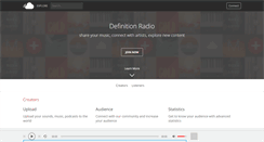 Desktop Screenshot of definitionradio.net